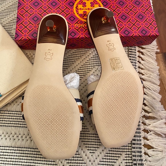 Tory Burch Jessa 55MM Calf Leather Sandals - Picture 8 of 9